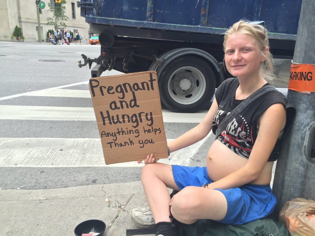 homeless pregnant