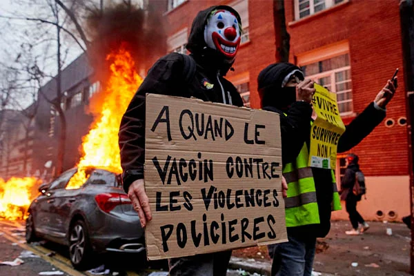 اعتراض علیه خشونت و نژادپرستی در فرانسه