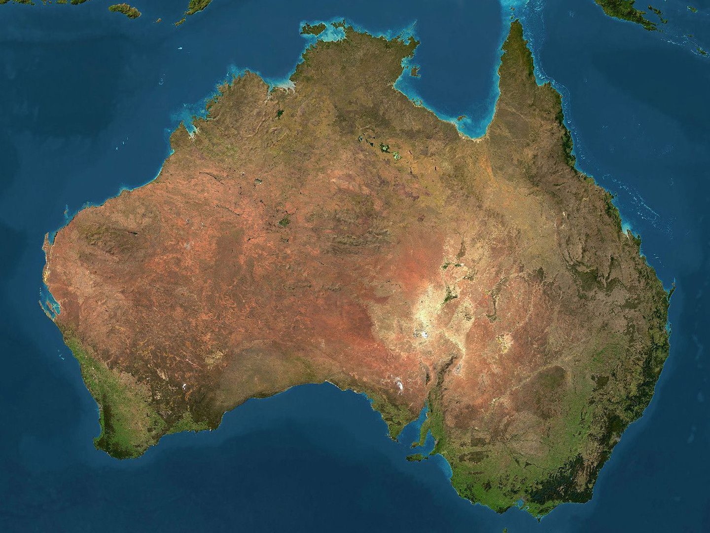 نقشه استرالیا