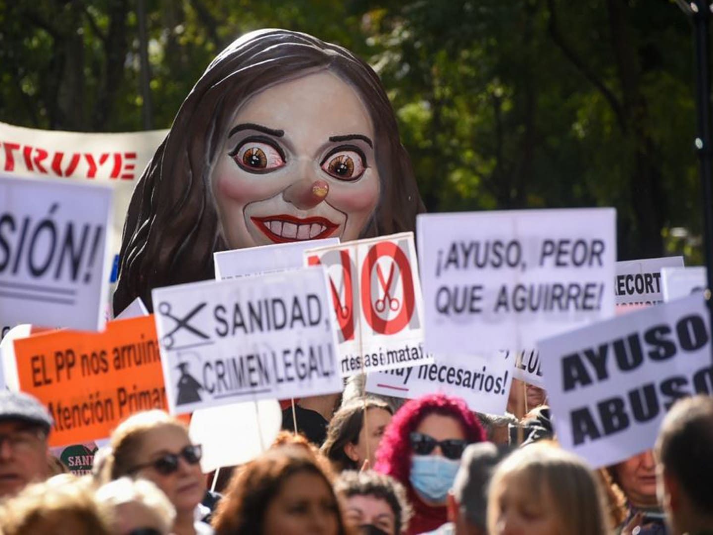 اعتراض به مراقبت های بهداشتی اسپانیا